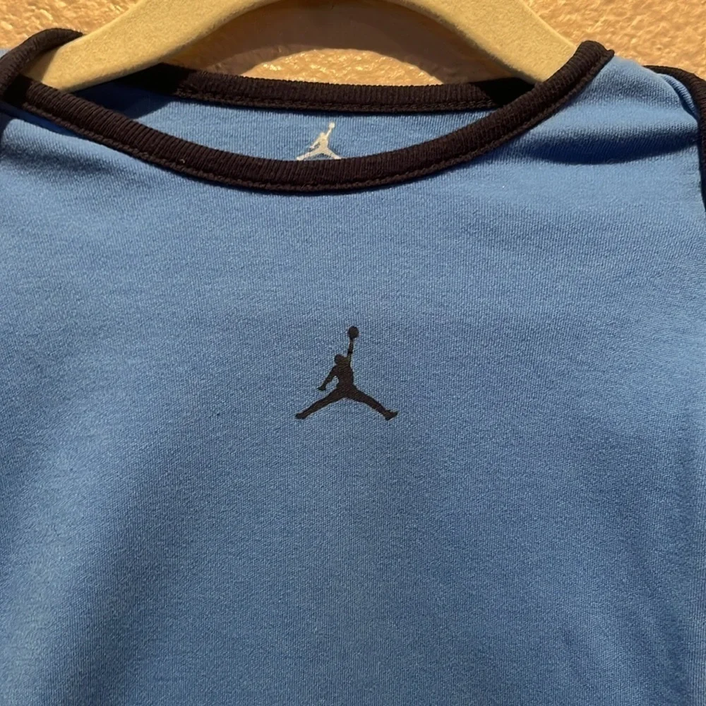 Jordan Jumpman Baby Onesie Bodysuit Blue Size 3-6 months Michael Jordan